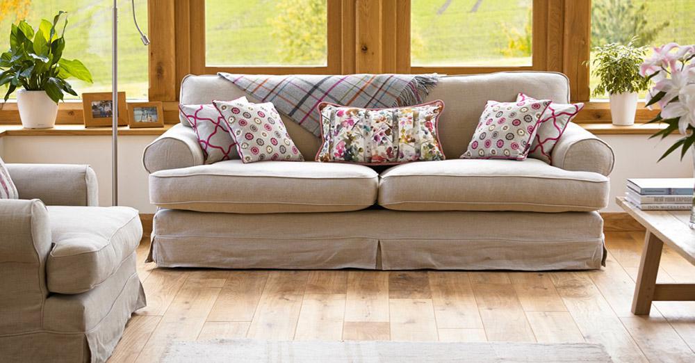 Normandy sofa with loose cover