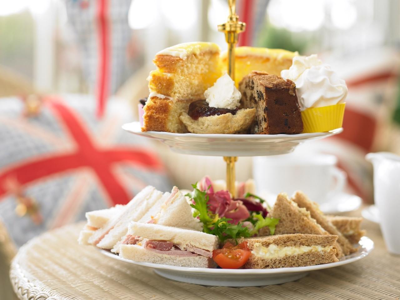 Glasshouse afternoon tea
