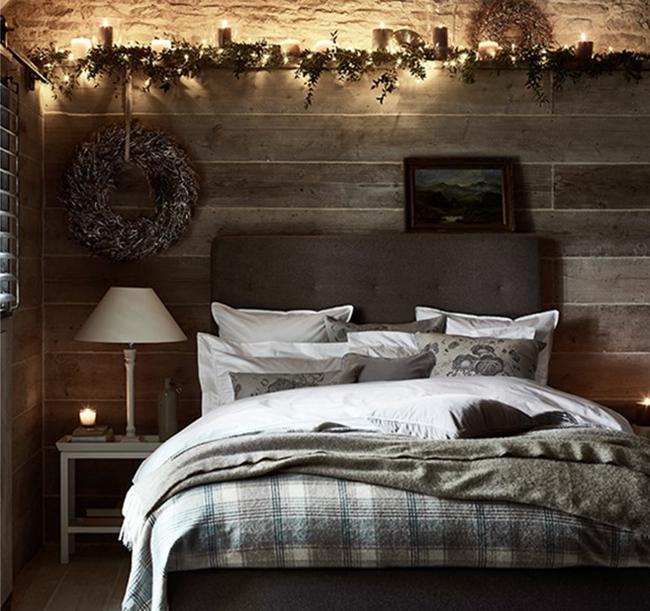A Guest Room at Christmas