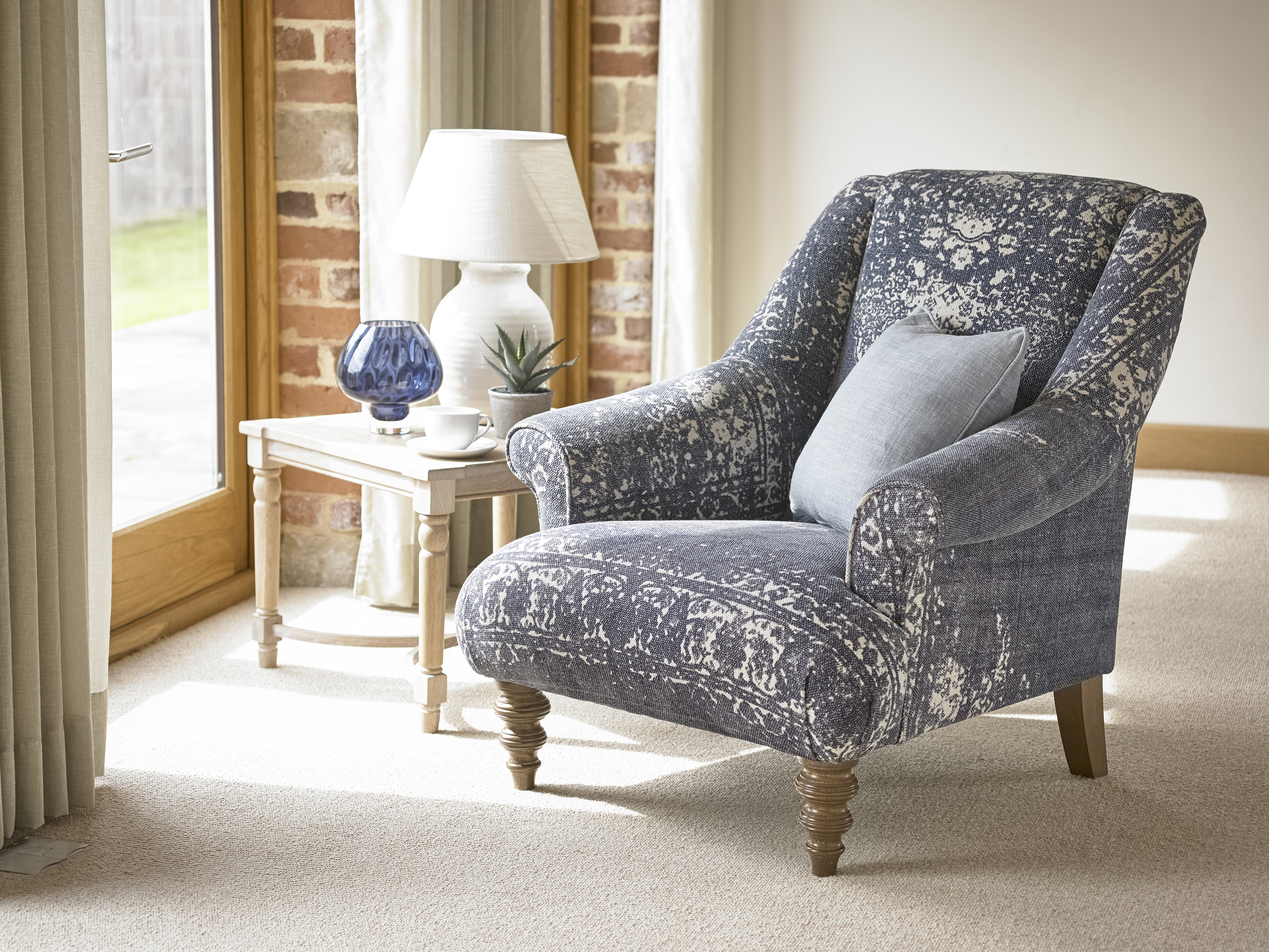Tetrad Jacaranda armchair